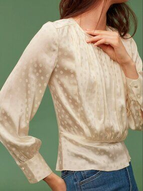 Aritzia Wilfred Gabriak Silk Blouse